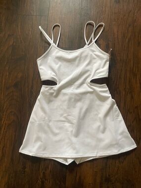 Free People White Cutout Sundress Romper